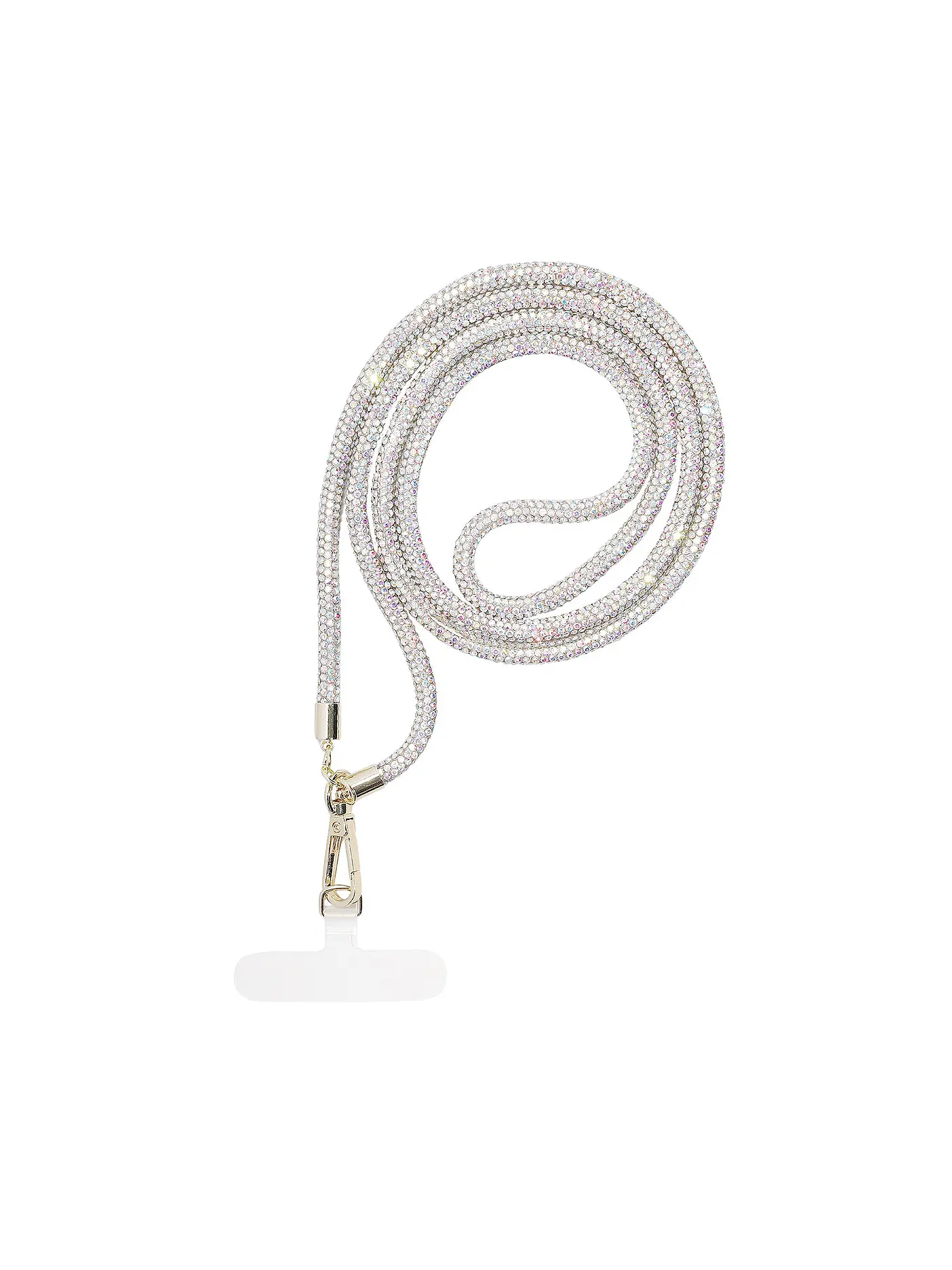 FIGLIA | Handykette Sparkling Black | beige